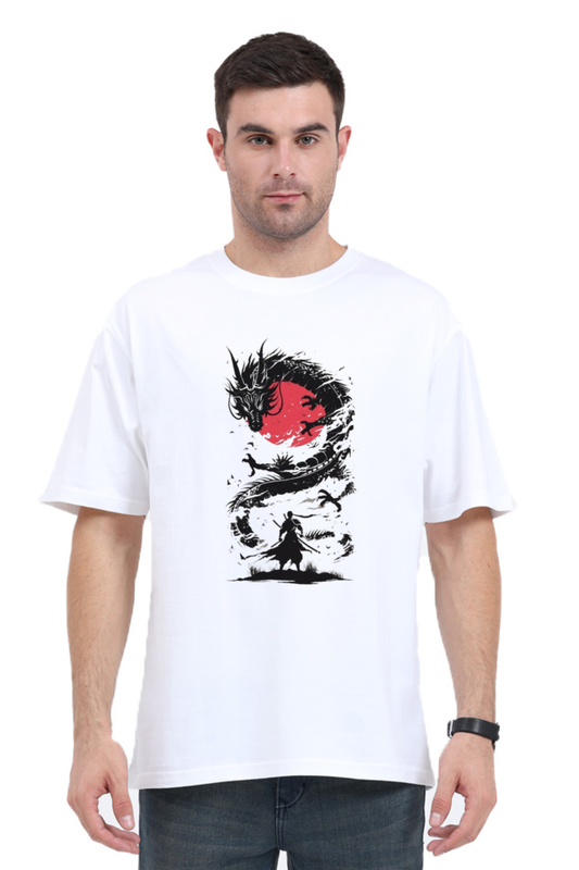 Chic Oversized T-Shirt (Sumi-E 206)