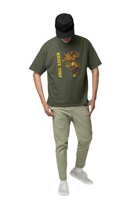 Chic Oversized T-Shirt (Sumi-E 207)
