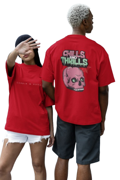 Chic Oversized T-Shirt (Spooky 504)